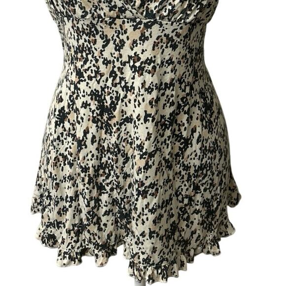 Y2K Baby Doll Black Lace Ruffle Hem Cami Top Fairycore Whimsical Size Large - Picture 5 of 13